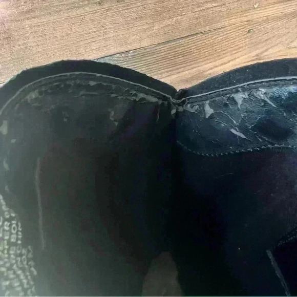 Vintage | suede studded western boho boots - Picture 5 of 6